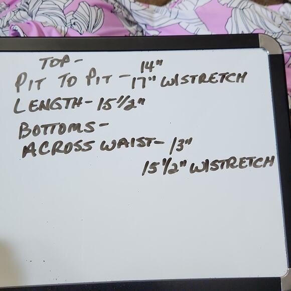 Freshwater Fine Lilac Twist Bandeaukini & Black Crossover High Waist Bottom Med - Picture 12 of 12